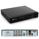 DVR De 8 Canales De Vigilancia, Híbrido 5 En 1 CCTV, 1080p Lite Alta Definición, Full HD HDMI Y VGA, Visión Nocturna, Acceso Remoto, IP66 Impermeable