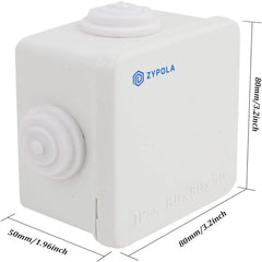 Cajas Estancas Ip55 Para Conexiones Cctv En Exterior, 80x80, 10 Pzs
