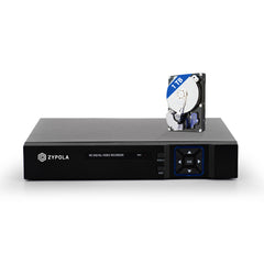 DVR De 8 Canales De Vigilancia, Híbrido 5 En 1 CCTV, Preinstalado Con Disco Duro De 1TB, 1080p Lite Alta Definición, Full HD HDMI Y VGA, Acceso Remoto, IP66 Impermeable
