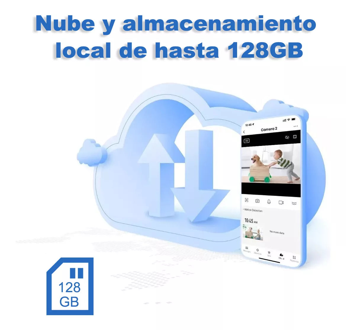 Cámara Wifi 1080p Con Visión Nocturna En Color Y Giro 360°