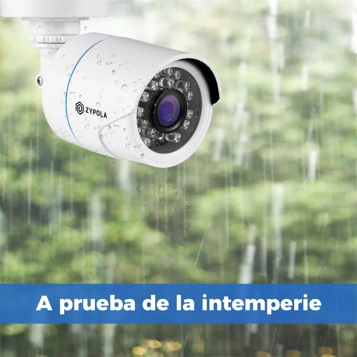 Kit De 4 Cámaras De Vigilancia Con DVR De 8 Canales, Preinstalado Con Disco Duro De 1TB, 1080p Alta Definición, Visión Nocturna De 130 Pies, Gran Angular De 105°, Acceso Remoto, IP66 Impermeable, Blanco