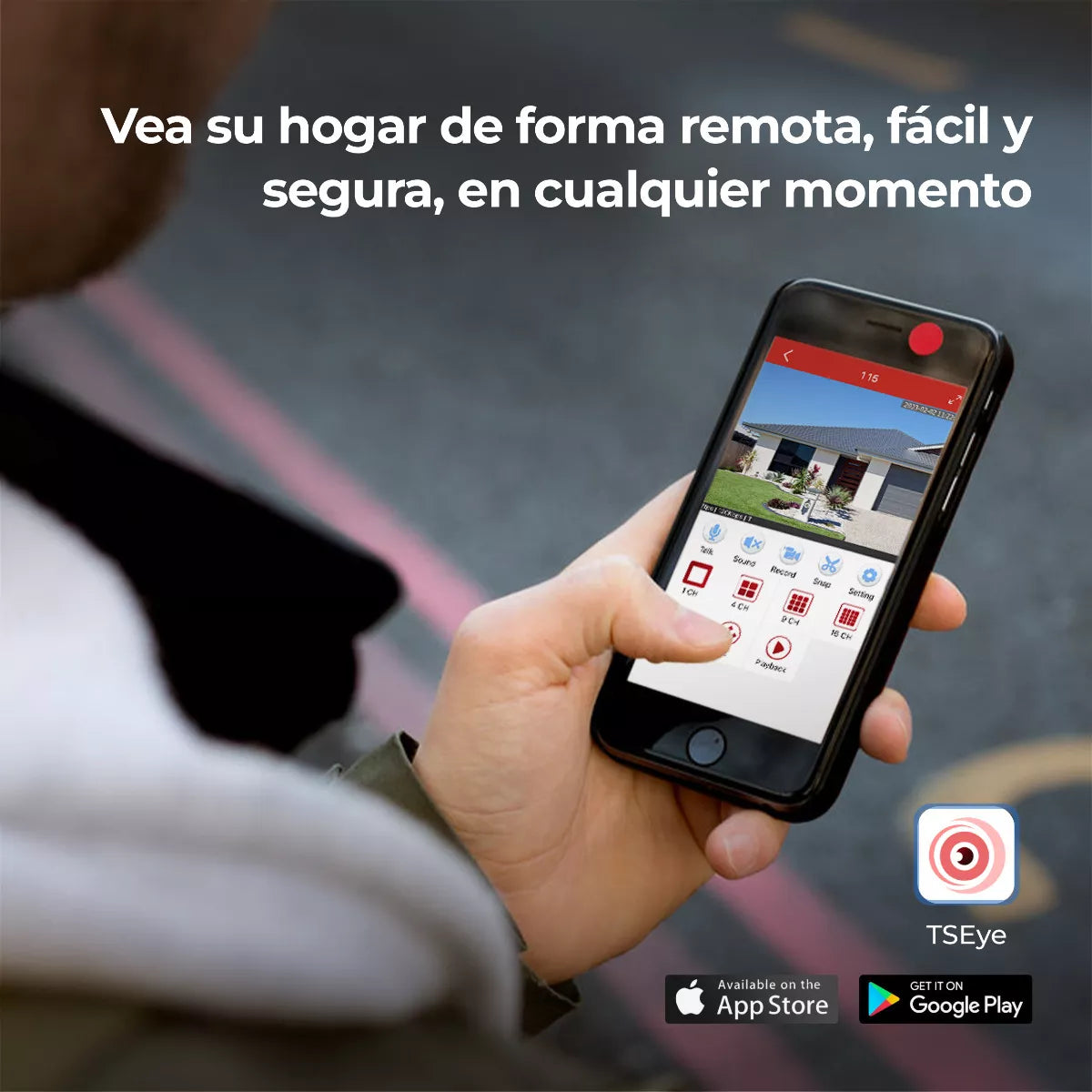 DVR De 8 Canales De Vigilancia, Híbrido 5 En 1 CCTV, Preinstalado Con Disco Duro De 1TB, 1080p Lite Alta Definición, Full HD HDMI Y VGA, Acceso Remoto, IP66 Impermeable