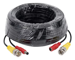 3-Pack Todo-en-Uno BNC Video Power CCTV Cables de la cámara 20m
