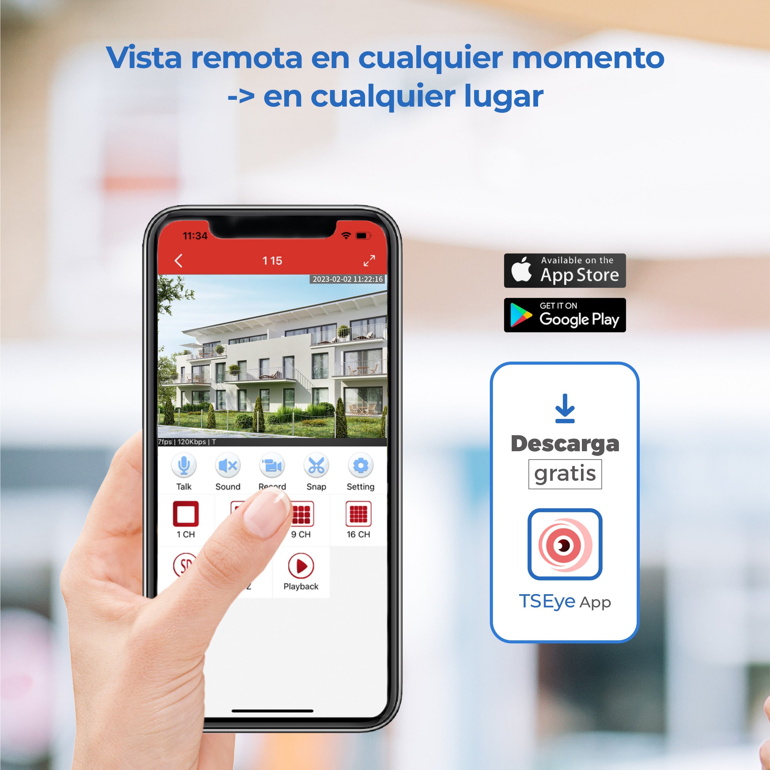 Kit De 8 Cámaras De Vigilancia Con DVR De 8 Canales, Preinstalado Con Disco Duro De 500 GB, 1080p Alta Definición, Visión Nocturna De 130 Pies, Gran Angular De 105°, Acceso Remoto, IP66 Impermeable